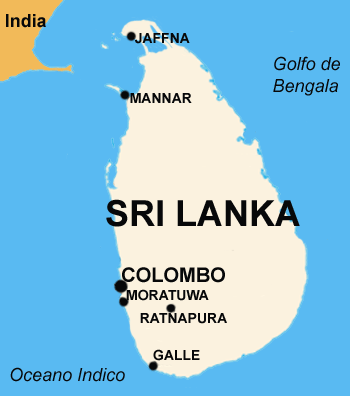 srilankamapa