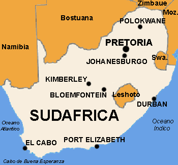 sudafricamapa