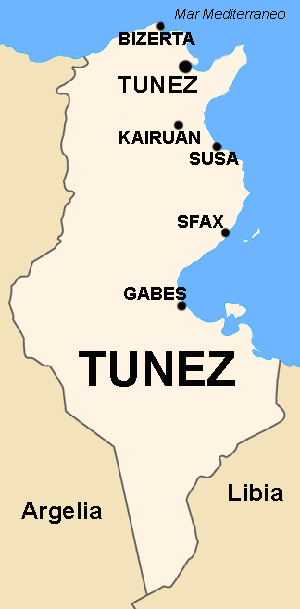 tunezmapa