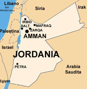 jordaniamapa